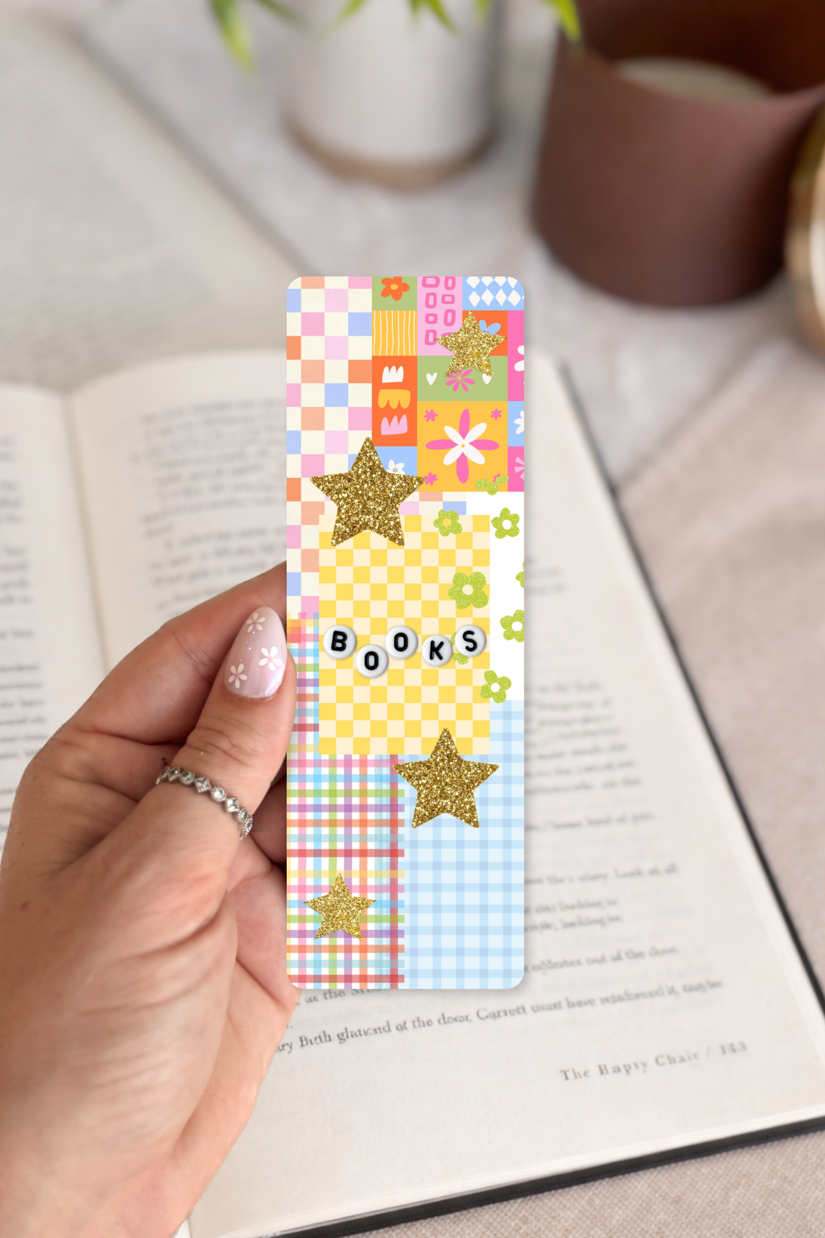 Bookish Collage Bookmark | Multicolor