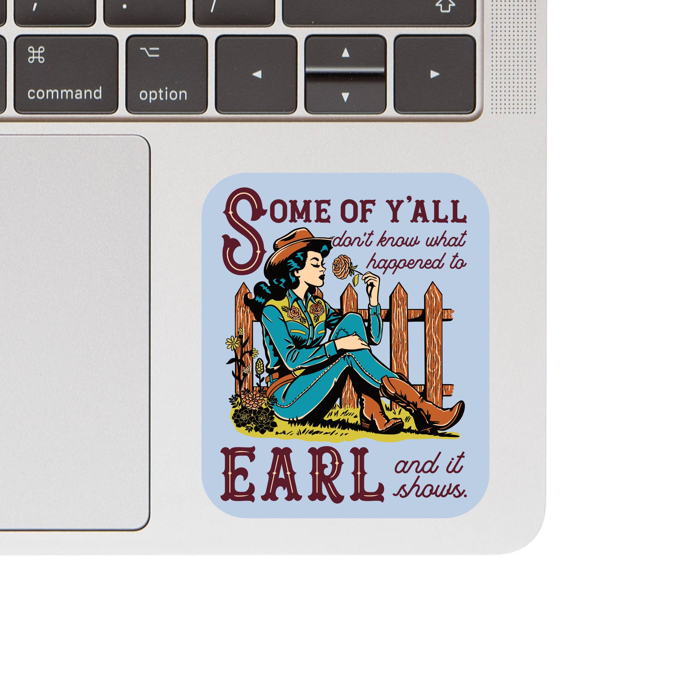 Country Cowgirl Song Friendship High Quality Vinyl Sticker