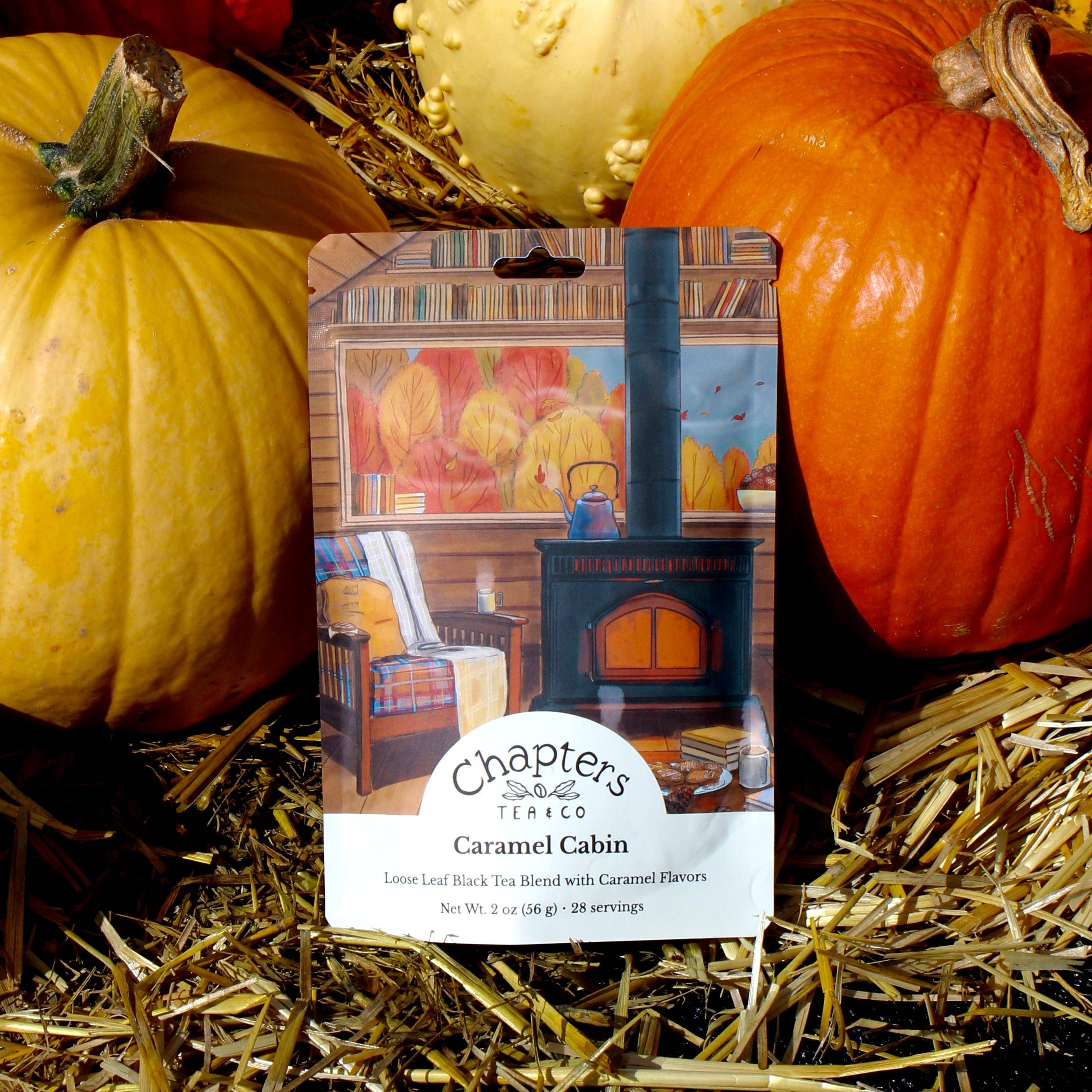 Caramel Cabin (Warm Buttery Caramel Black Tea) 2oz