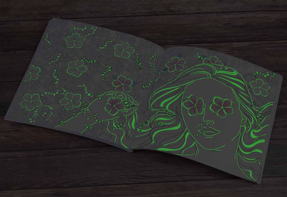 Horror Glow in the Dark Coloring by