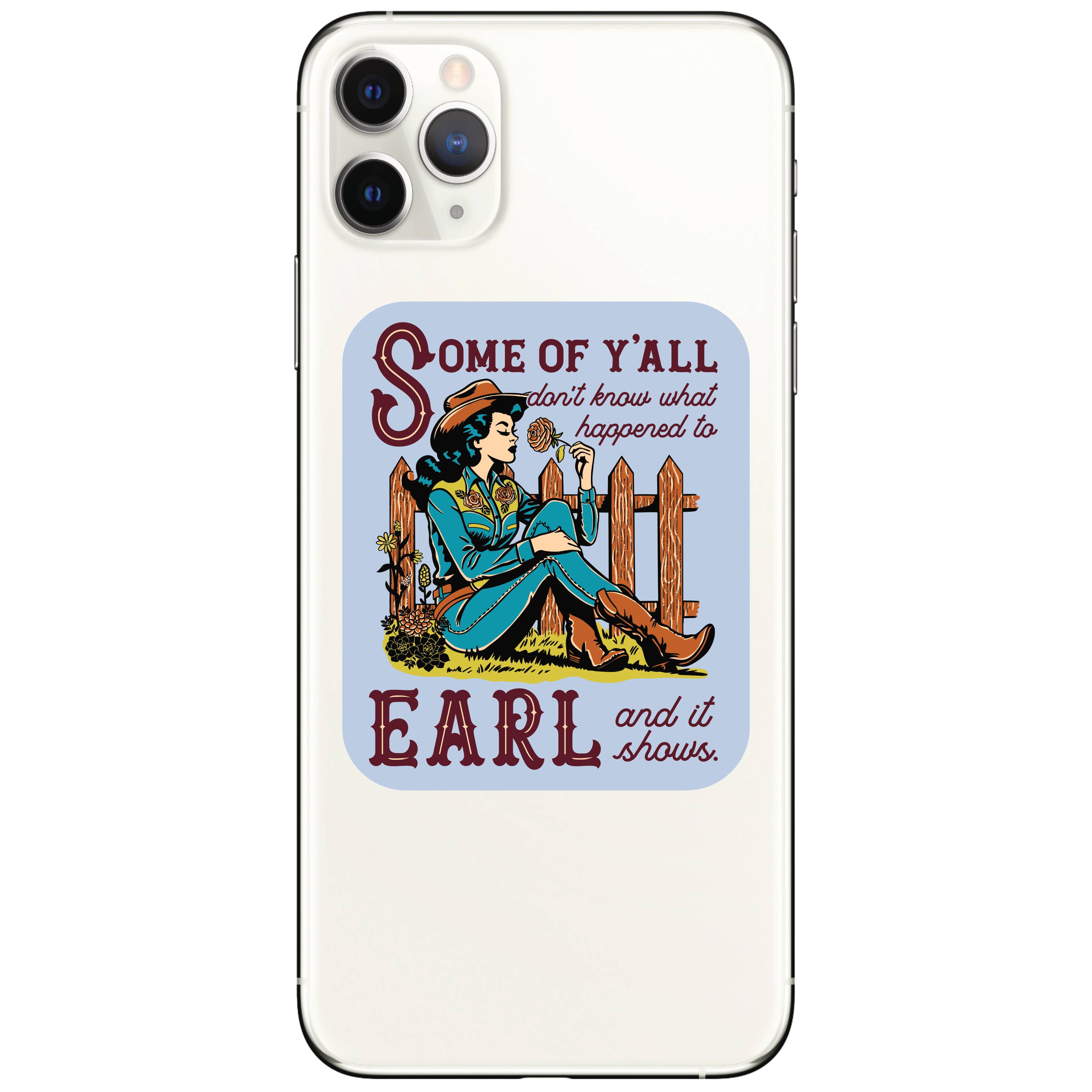 Country Cowgirl Song Friendship High Quality Vinyl Sticker