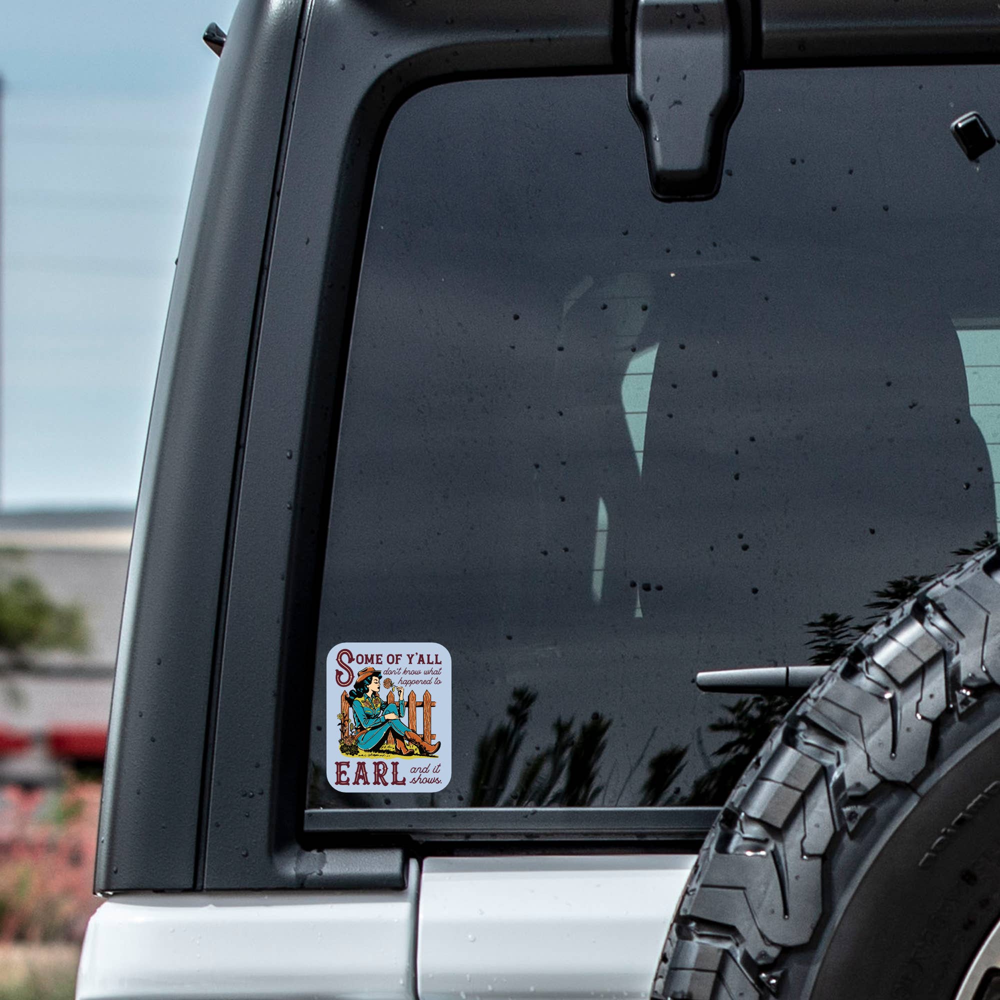 Country Cowgirl Song Friendship High Quality Vinyl Sticker