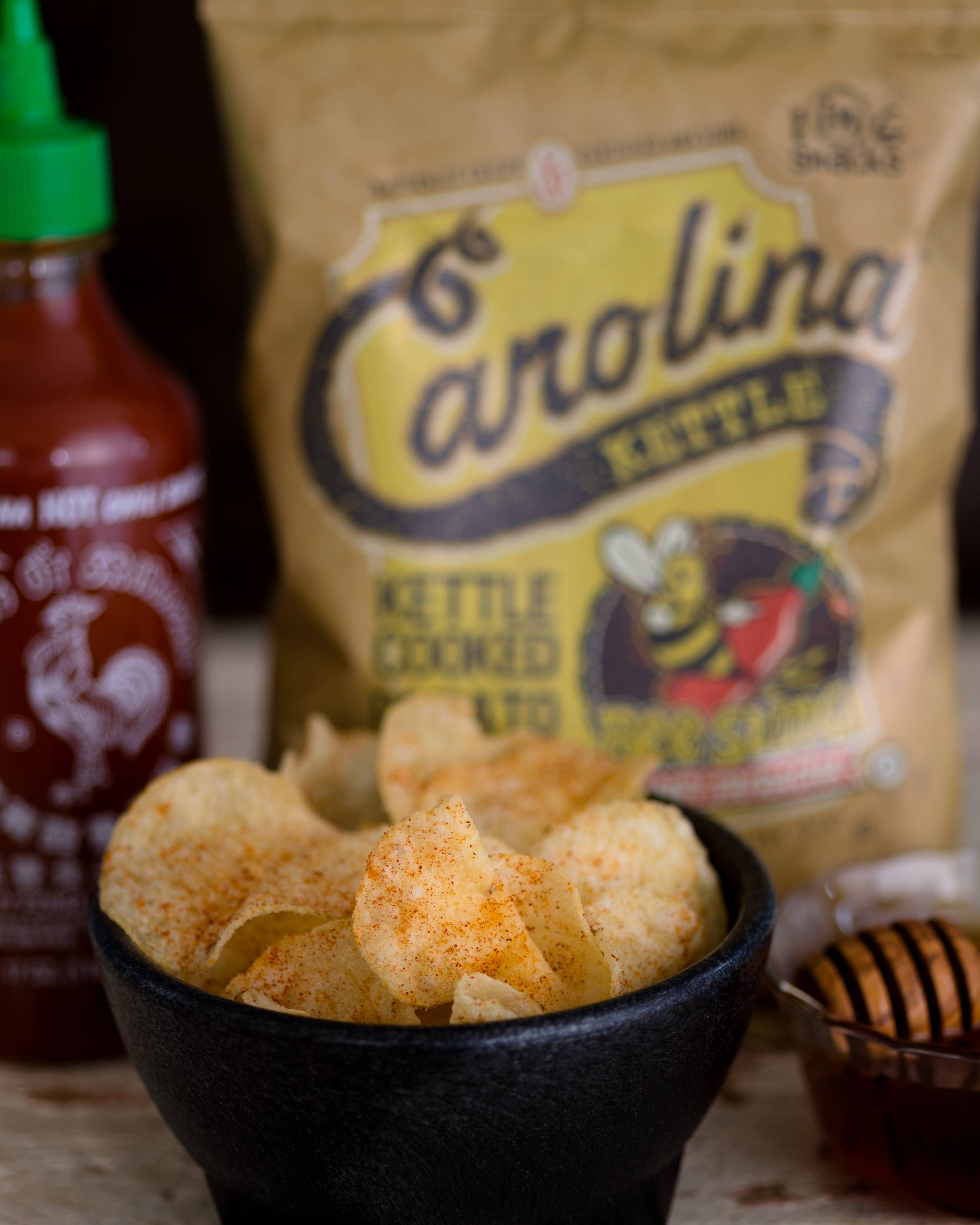 Honey Sriracha Carolina Kettle Potato Chips 2 oz Case (20)