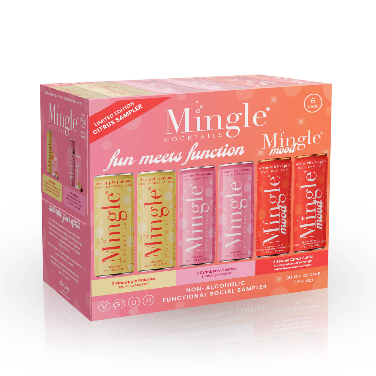 Citrus Functional Beverage + Mocktail Variety Pack (4 x 6pk)