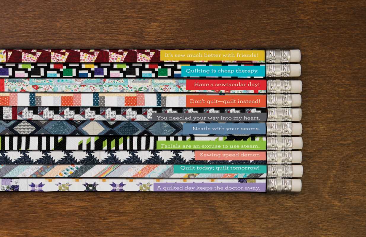Laura Coia's Quilty Pencils by Laura Coia