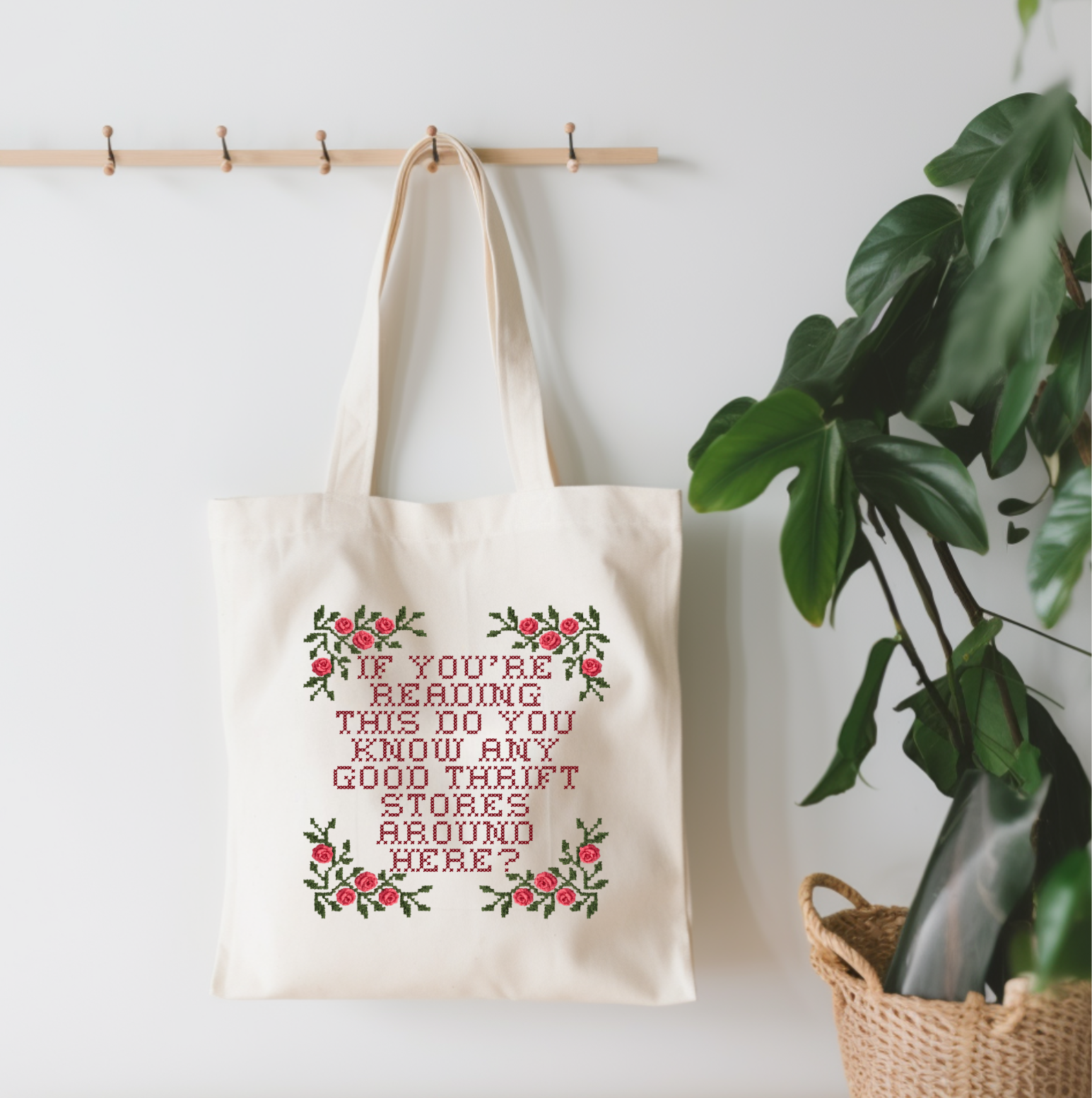 Do You Know Any Good Thrift Stores Around? Canvas Tote Bag