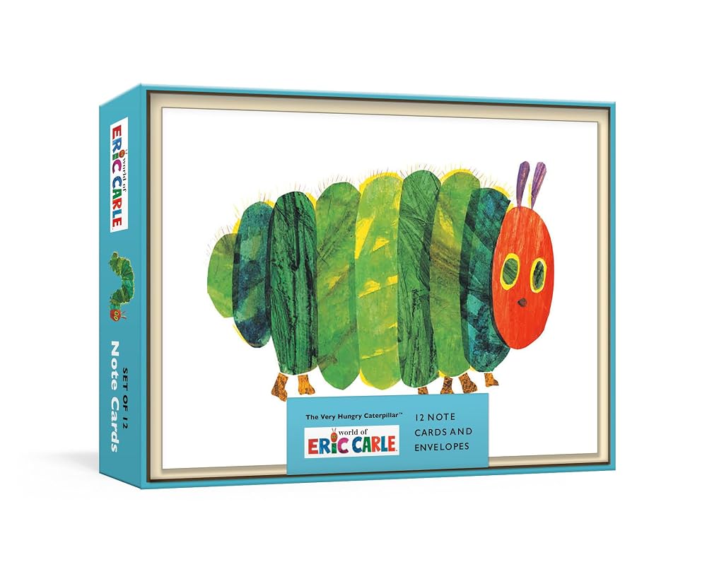 The Very Hungry Caterpillar: 12 Note Cards and Envelopes: All-Occasion Greetings for Very Special Moments cover image