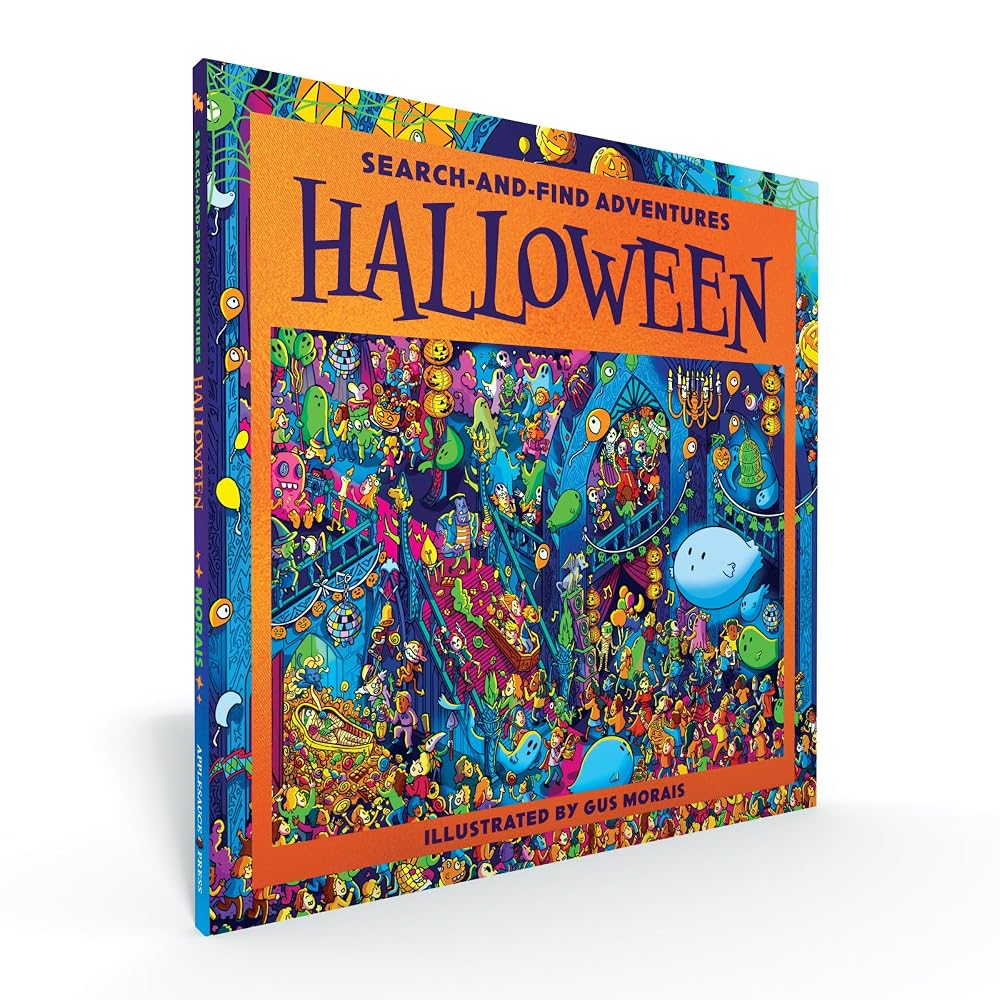 Halloween Search-and-Find Adventures: A Hunt Full of Tricks and Treats cover image