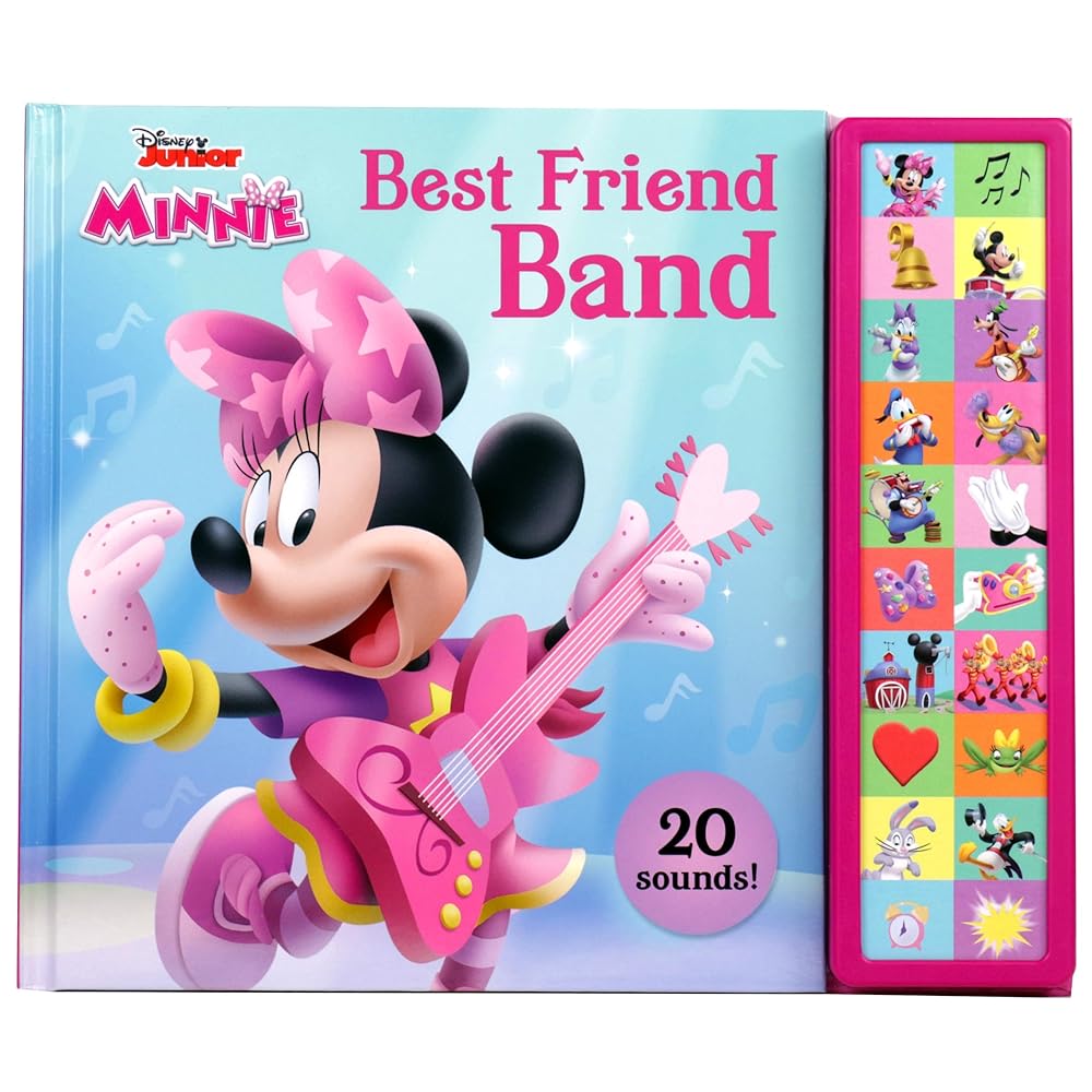 Disney Junior Minnie Mouse - Best Friend Band 20-Button Sound Book - PI Kids cover image