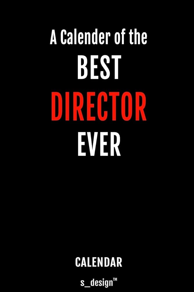 Calendar for Directors / Director: Weekly Calendar for 2020 / Journal / Planner for the whole year. Space for Notes, Diary Writing, Event Planning, Quotes and Memories cover image