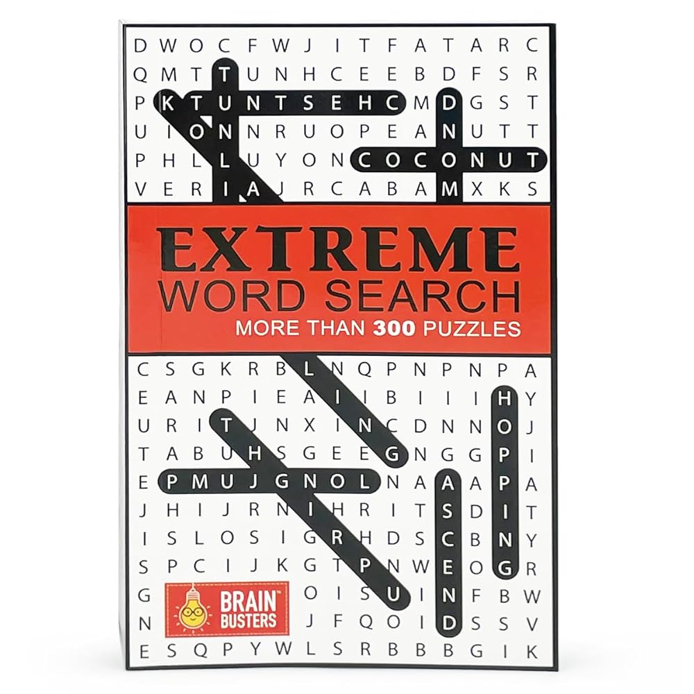 Extreme Word Search: With 300 Puzzles (Brain Busters) cover image