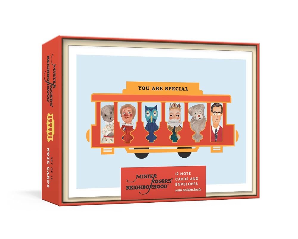 Mister Rogers' Neighborhood: 12 Note Cards with Envelopes and Golden Seals: All-Occasion Greetings to Make Anyone Feel Special cover image