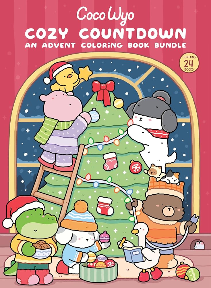 Cozy Countdown: An Advent Coloring Book Bundle cover image