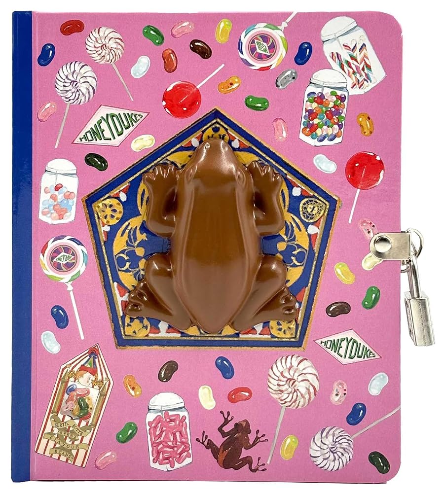Harry Potter: Chocolate Frog Squishy Lock & Key Diary cover image