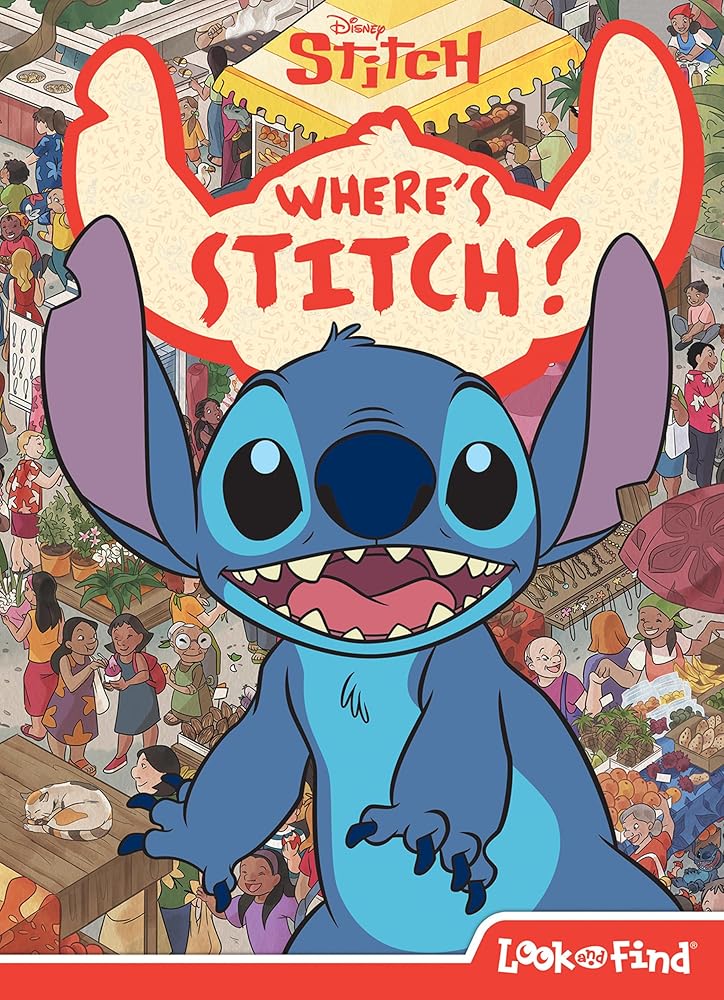 Disney Lilo & Stitch – Where’s Stitch? Look and Find Activity Book - PI Kids cover image