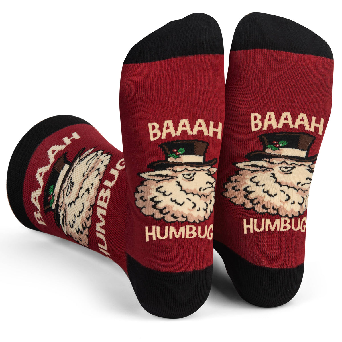 Baaah Humbug Christmas Socks