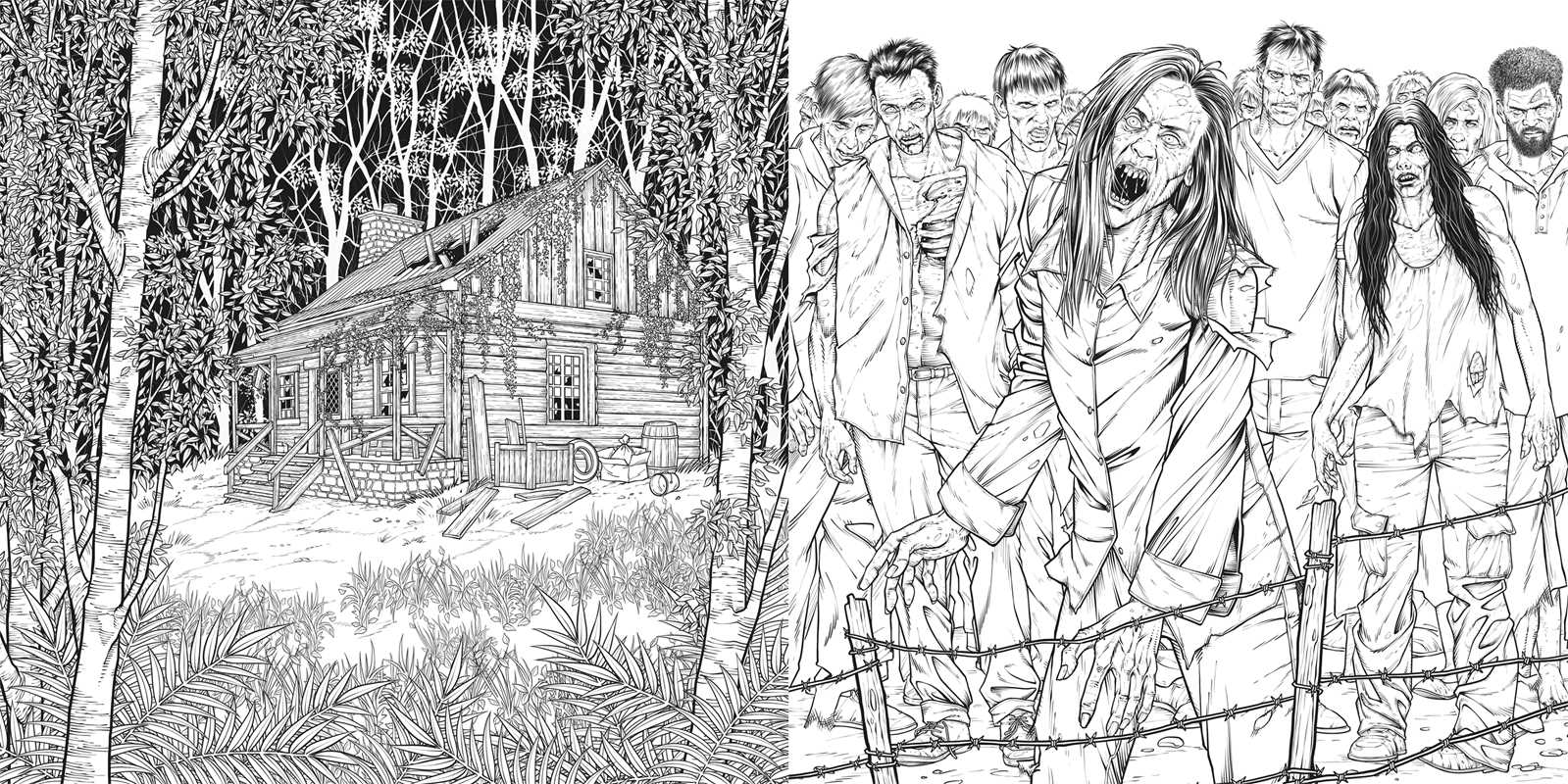 Horror Movies Adult Coloring Book by IglooBooks