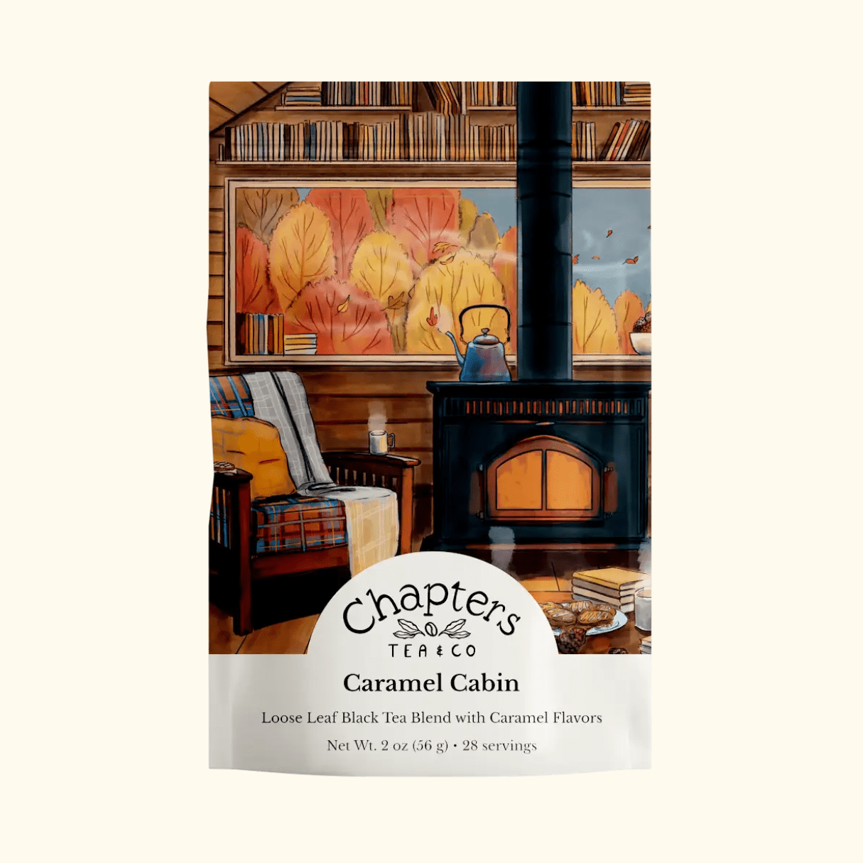 Caramel Cabin (Warm Buttery Caramel Black Tea) 2oz