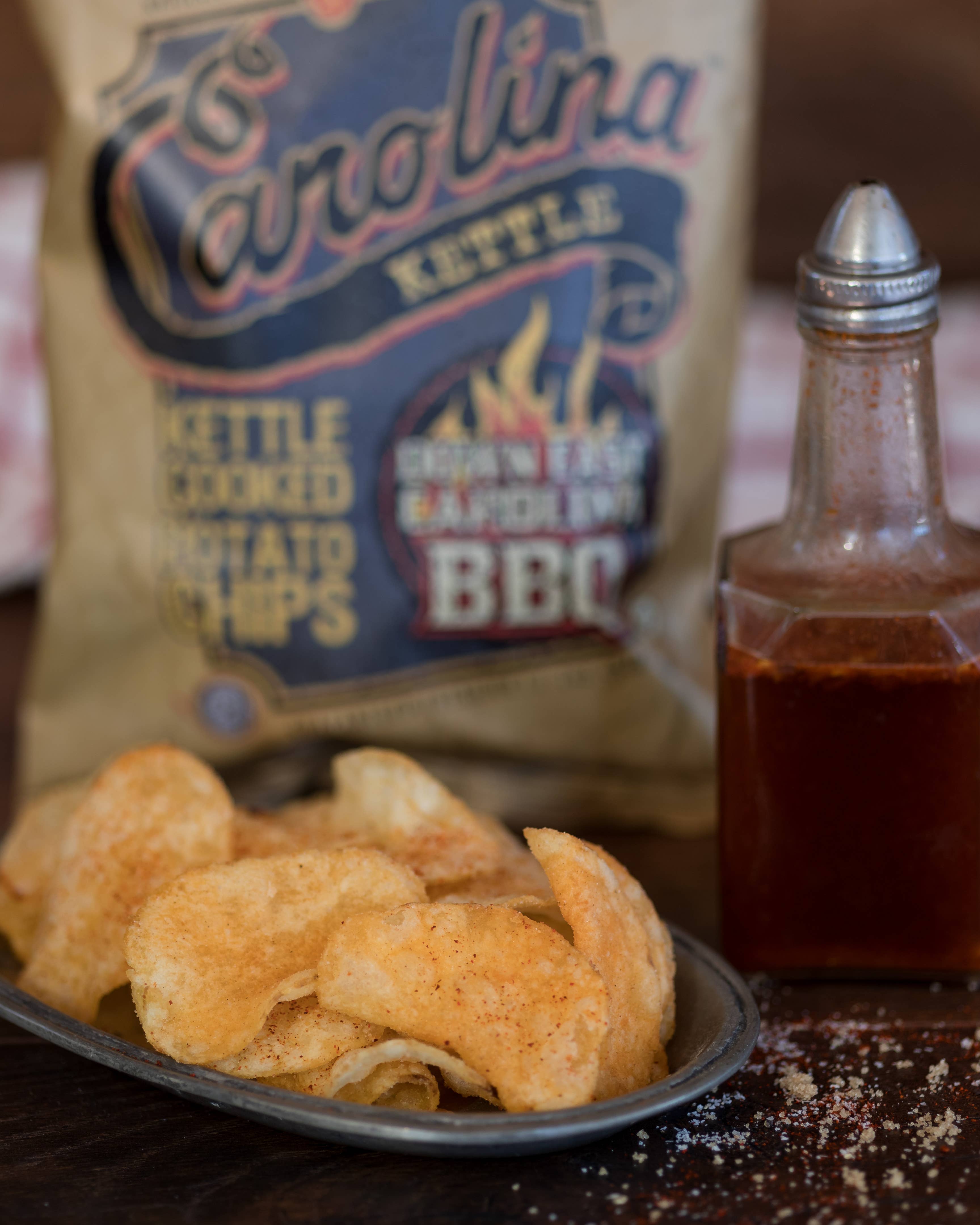 BBQ Carolina Kettle Chips 2 oz Case (20)