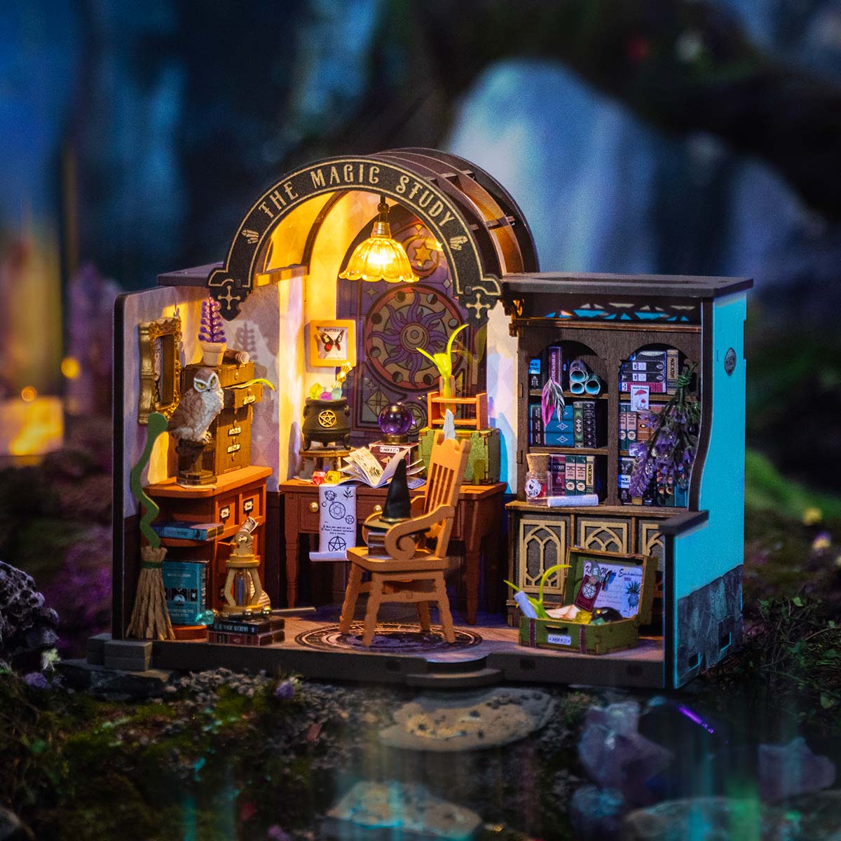 Rolife Miniature House The Magic Study DG166