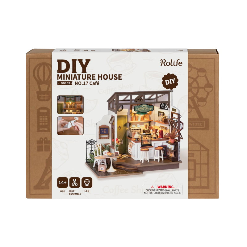 Rolife Miniature House Slow Life Café DG162