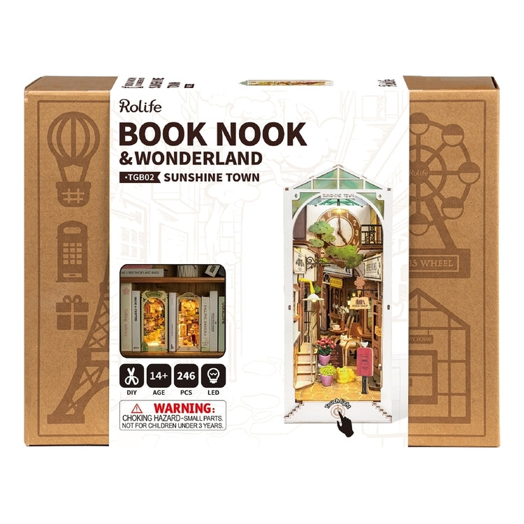 Rolife Book Nook Sunshine Town TGB02