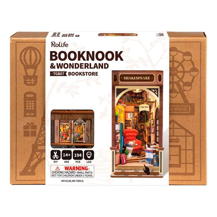 Rolife Book Nook Bookstore TGB07